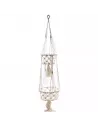 Macetero de Macramé Doble | Decoración Artesanal | Abonica