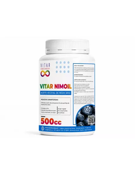 Aceite de Neem 3000 Prensado en Frío | Vitar Nimoil
