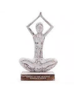 Escultura de yoga "Manos al cielo" | Abonica
