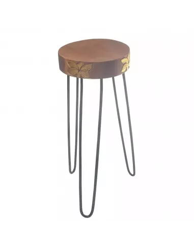 Soporte para Plantas de Madera de Albasia Varios Colores| Abonica