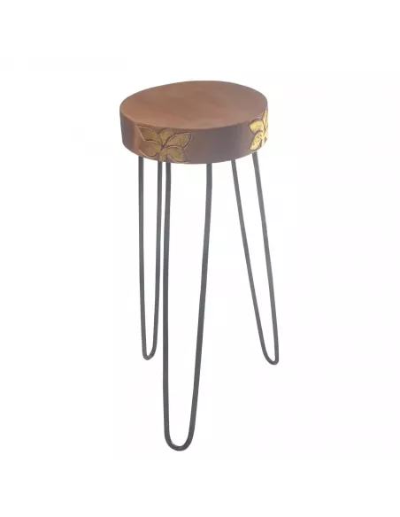 Soporte para Plantas de Madera de Albasia Varios Colores| Abonica