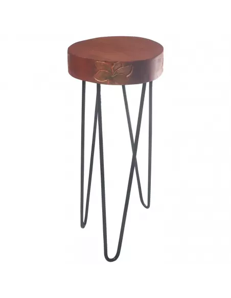 Soporte para Plantas de Madera de Albasia Varios Colores| Abonica