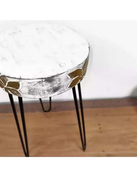 Soporte para Plantas de Madera de Albasia Varios Colores| Abonica