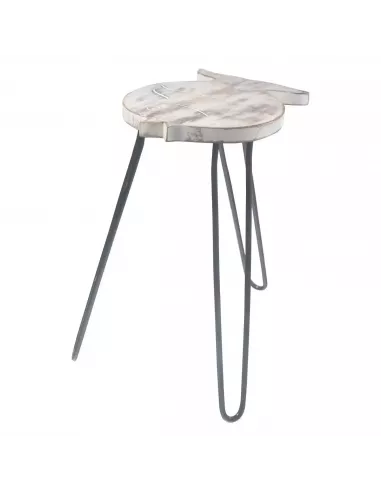 Mesa Soporte Plantas Pez de Madera Albasia | Abonica