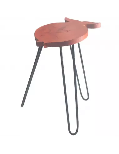 Mesa Soporte Plantas Pez de Madera Albasia | Abonica