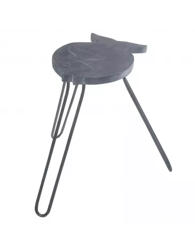 Mesa Soporte Plantas Pez de Madera Albasia | Abonica