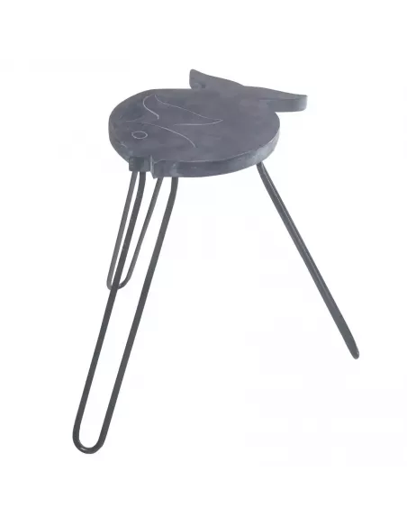 Mesa Soporte Plantas Pez de Madera Albasia | Abonica