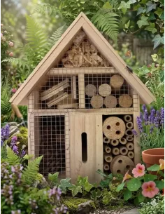 Refugio Biodiverso de insectos | Hotel de insectos de madera FSC | Abonica 2