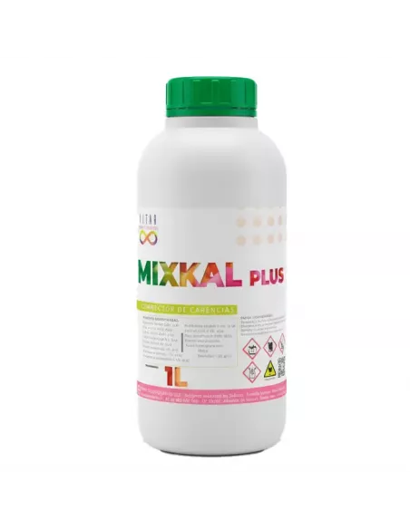 Mixkal plus - Fertilizante foliar ecológico corrector carencias Zn-Mn-Mg-B-Cu-Fe-Mo