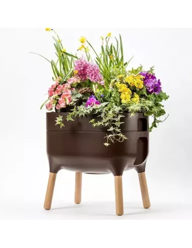 Jardinera Raíz con autorriego | Jardinera elevada de diseño | Abonica