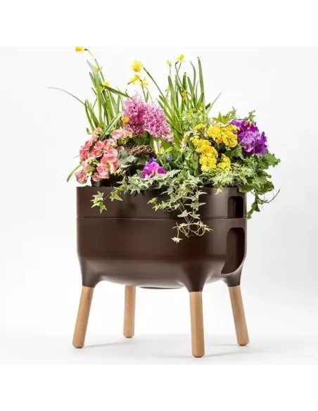 Jardinera Raíz con autorriego | Jardinera elevada de diseño | Abonica
