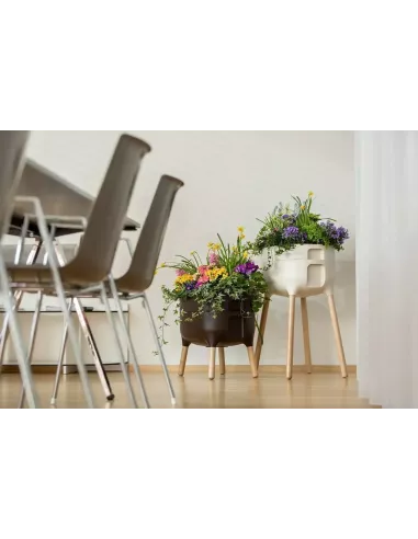 Jardinera Raíz con autorriego | Jardinera elevada de diseño | Abonica