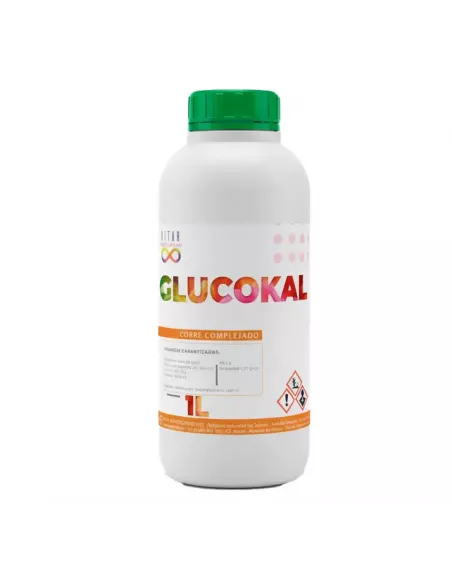 Glucokal – Cobre heptagluconato ecológico UNE & Demeter | Alta persistencia | Foliar y riego