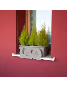 Soporte para jardineras y macetas - Caracoles - Varios colores