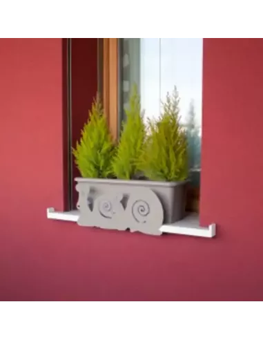 Soporte para jardineras y macetas - Caracoles - Varios colores