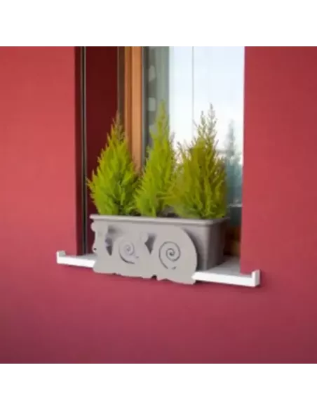 Soporte para jardineras y macetas - Caracoles - Varios colores