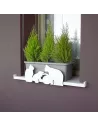 Soporte para jardineras y macetas - Gatos - Varios colores