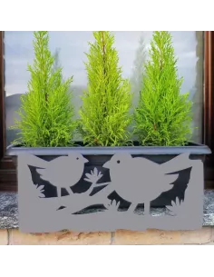 Soporte para Jardineras y Macetas Pájaros | Varios Colores | Abonica