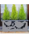 Soporte para Jardineras y Macetas Pájaros | Varios Colores | Abonica