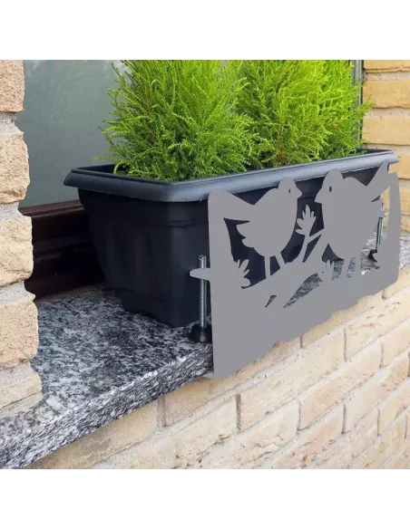 Soporte para Jardineras y Macetas Pájaros | Varios Colores | Abonica