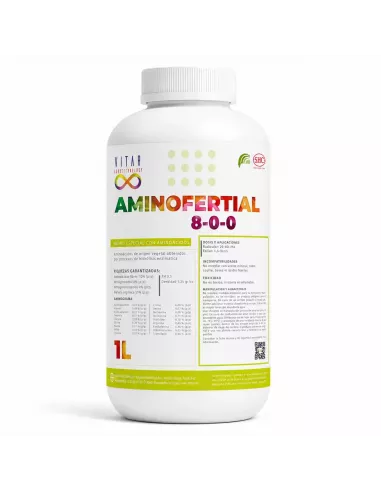 Aminofertial – Fertilizante ecológico 8-0-0 con aminoácidos | Vitar