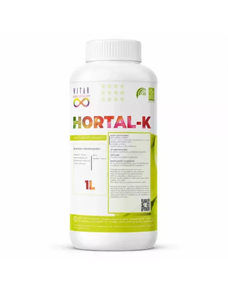 Hortal K – Fertilizante ecológico NPK 0-0-23 de potasio asimilable