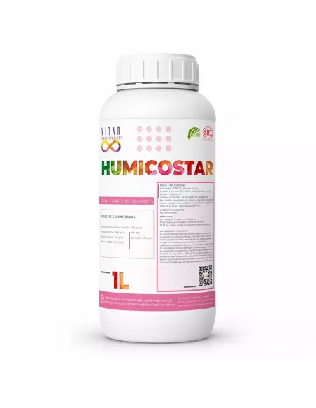Humicostar – Ácidos húmicos 13% leonardita | Ecológico UNE | Mejorante del suelo
