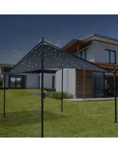 Pérgola de Jardín Nassau Cielo Estrellado 3,5 m Gris oscuro | Abonica 2