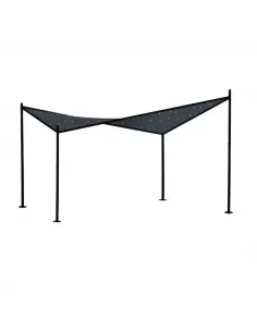 Pérgola de Jardín Nassau Cielo Estrellado 3,5 m Gris oscuro | Abonica