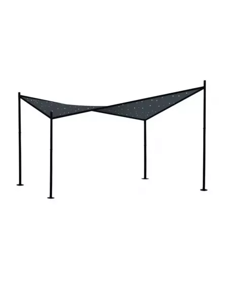 Pérgola de Jardín Nassau Cielo Estrellado 3,5 m Gris oscuro | Abonica
