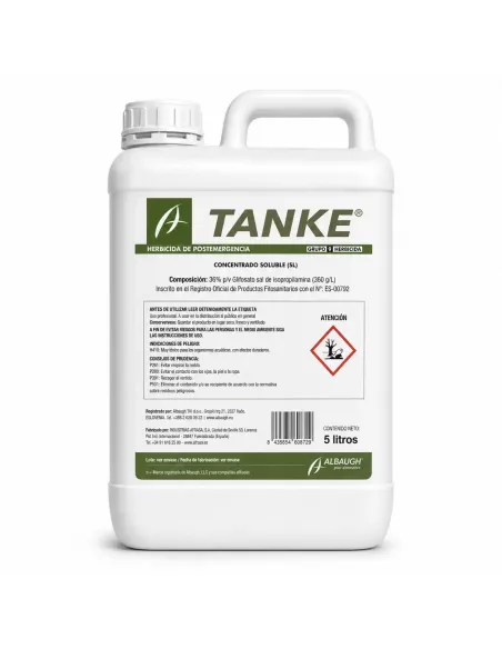 Compra glifosato 36% tanke en envase de 5L en abonica