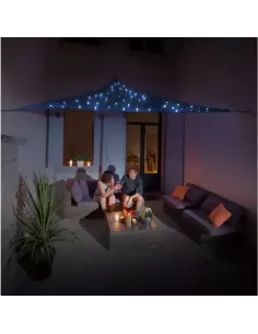 Vela de Sombra Triangular Cielo Estrellado 3,6 m Azul Noche | Abonica 2