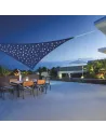 Vela de Sombra Triangular Cielo Estrellado 3,6 m Azul Noche | Abonica