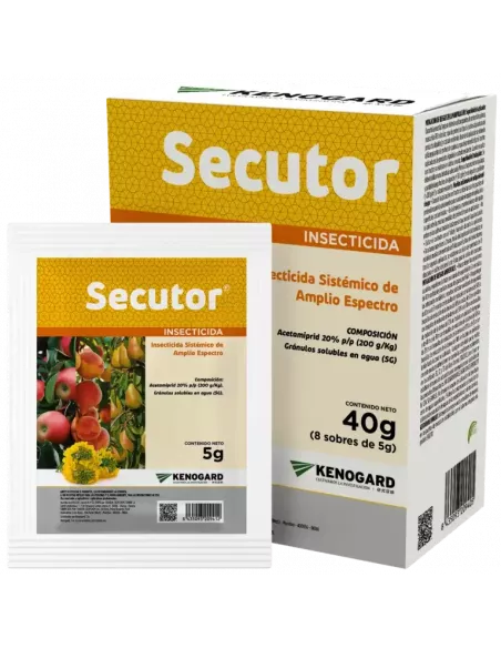 Compra online secutor acetamiprid 20%  en envase de 40gr y 5gr en tienda online abonica