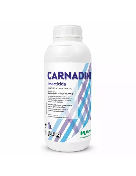 Compra online carnadine acetamiprid 20%  en envase de 1L en tienda online abonica