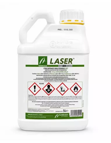 Compra online láser herbicida oxifluorfen 24 de 5L  en tienda online abonica