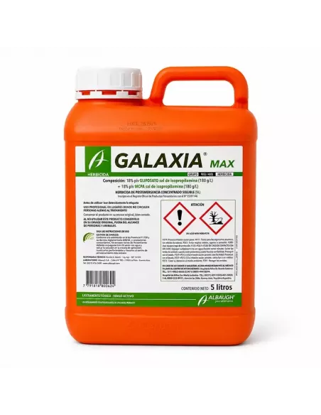 comprar herbicida galaxia max con glifosato y mcpa de 5L en tienda abonica