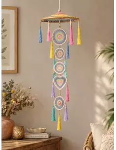 atrapasueños colgado y decorando una estancia