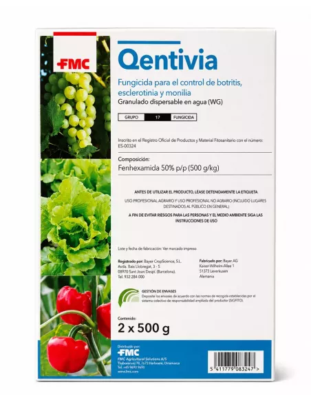 Compra quentivia fungicida con fenhexamida para botritis esclerotinia y monilia en tienda abonica