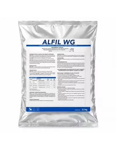 Comprar fungicida álfil WG de 2,5kg con fosetil de aluminio contra Phytophtora de albaugh en tienda abonica