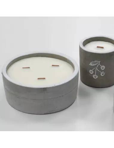 2x Velas Gran Ronda – Pachulí y Ámbar Oscuro Vainilla y Naranja | Elegancia Minimalista