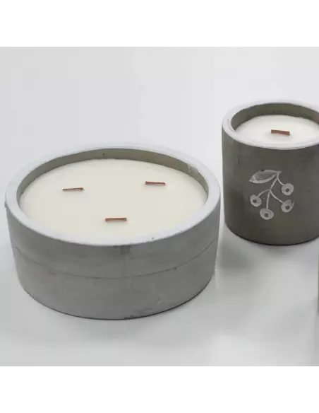 2x Velas Gran Ronda – Pachulí y Ámbar Oscuro Vainilla y Naranja | Elegancia Minimalista