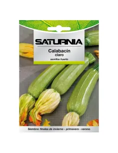 Comprar semillas de calabacín claro en tienda online abonica