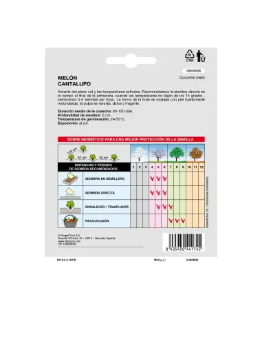 Comprar semillas de melón cantalupo en tienda abonica