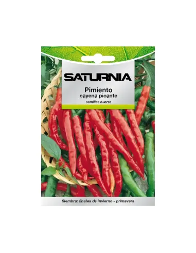 Comprar semillas de pimiento cayena picante en tienda online abonica