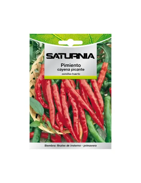 Comprar semillas de pimiento cayena picante en tienda online abonica