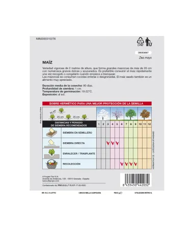 Comprar semillas de maíz en tienda abonica