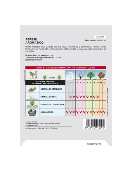 Comprar semillas de perejil en tienda abonica