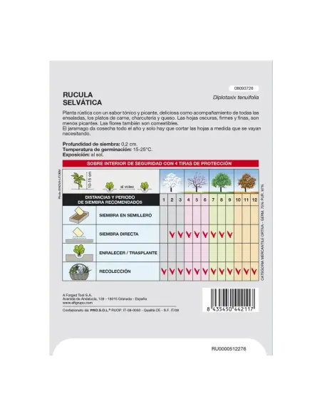 Comprar semillas de rúcula selvática en tienda abonica