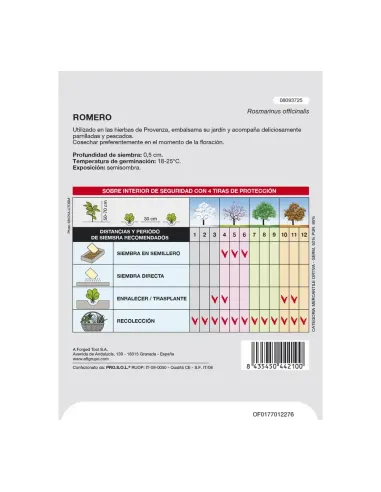 Comprar semillas de romero en tienda abonica